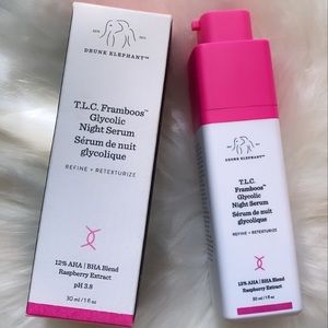NEW! Drunk Elephant TLC Framboos Glycolic Serum